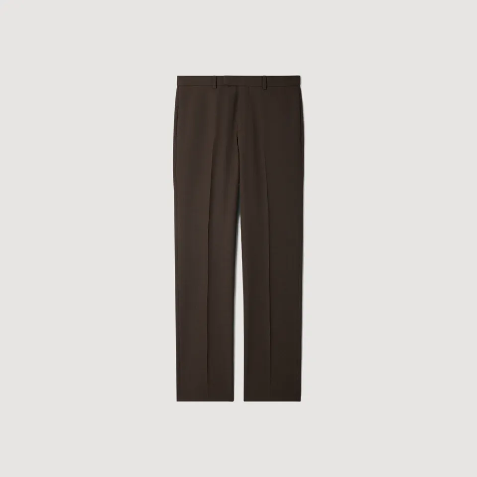 Wool suit trousers