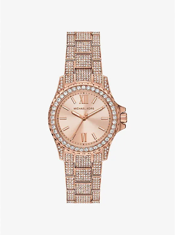 Mini Everest Pavé Rose Gold-Tone Watch
