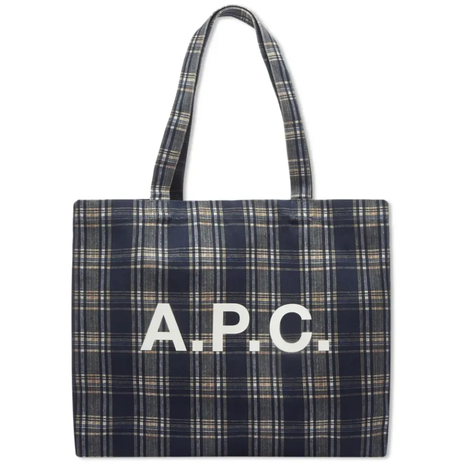 A.P.C. Diane Check Tote Bag