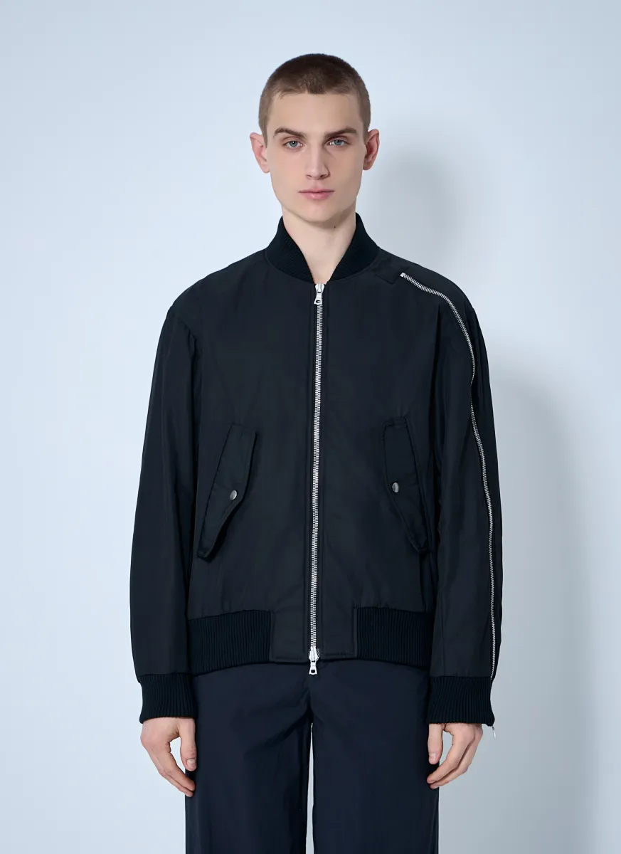 Nylon Bomber Jacket