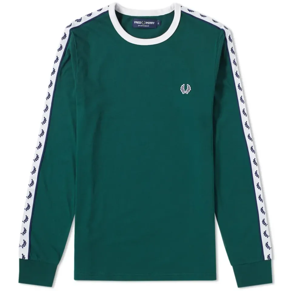 Fred Perry Long Sleeve Taped Ringer Tee