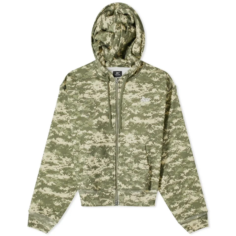 Digi Waffle Zip Hoodie