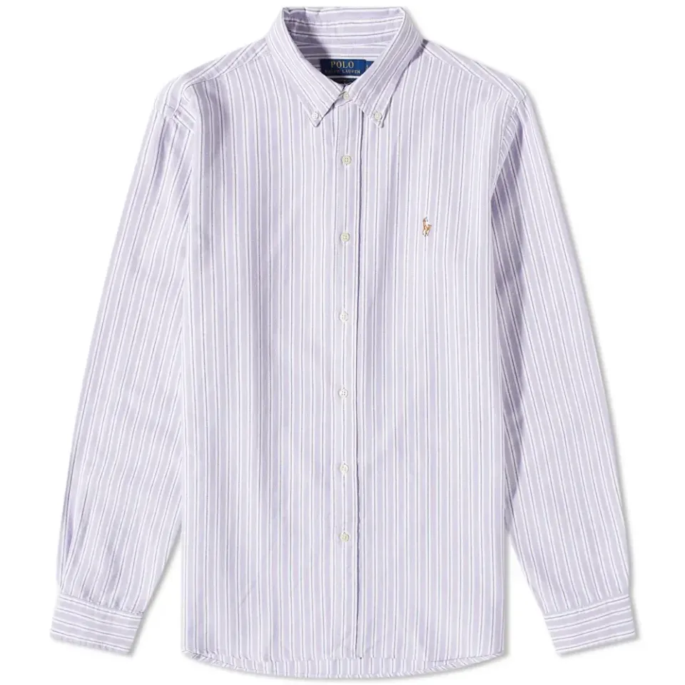 Broad Stripe Button Down Shirt