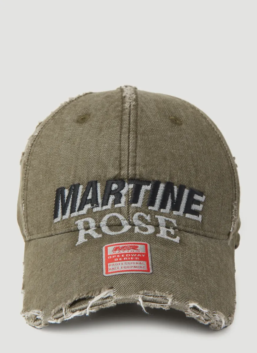 Logo Embroidery Distressed Baseball Cap