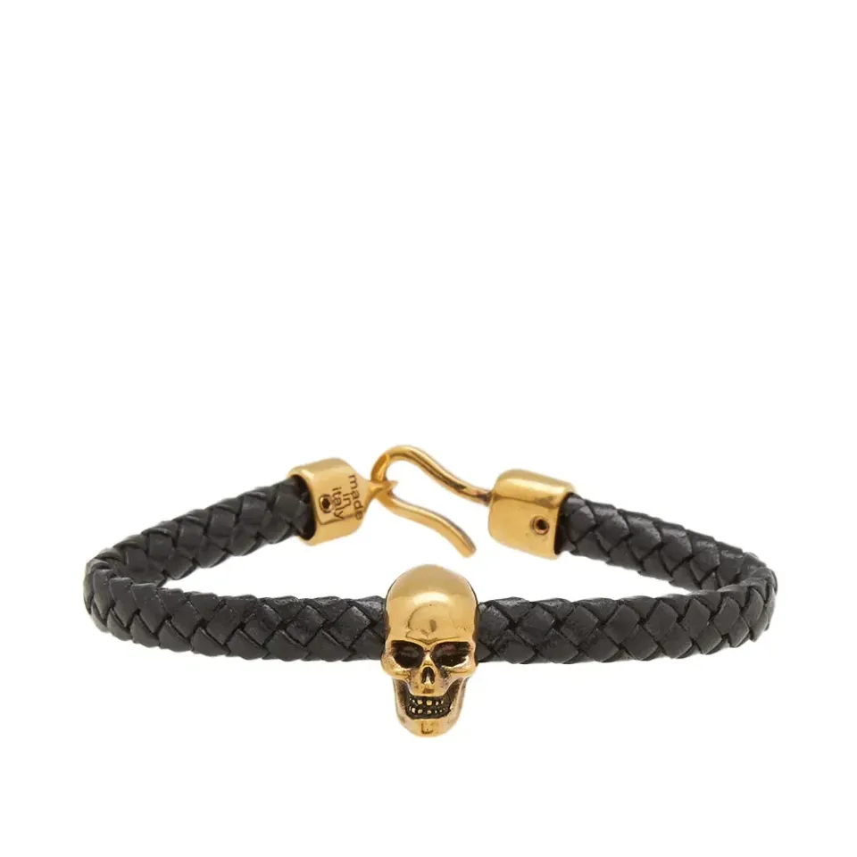 Skull Leather Bracelet