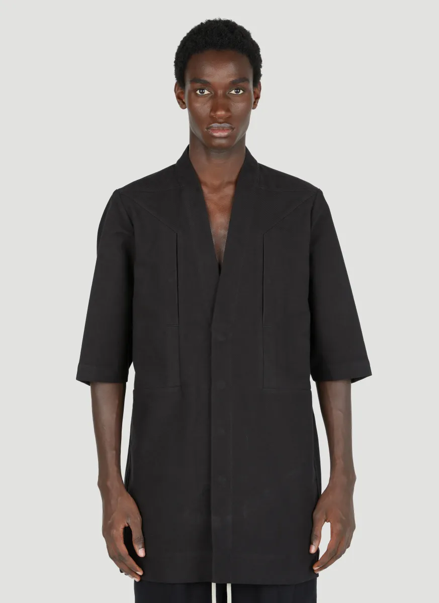 Twill Short Sleeve Overshirt