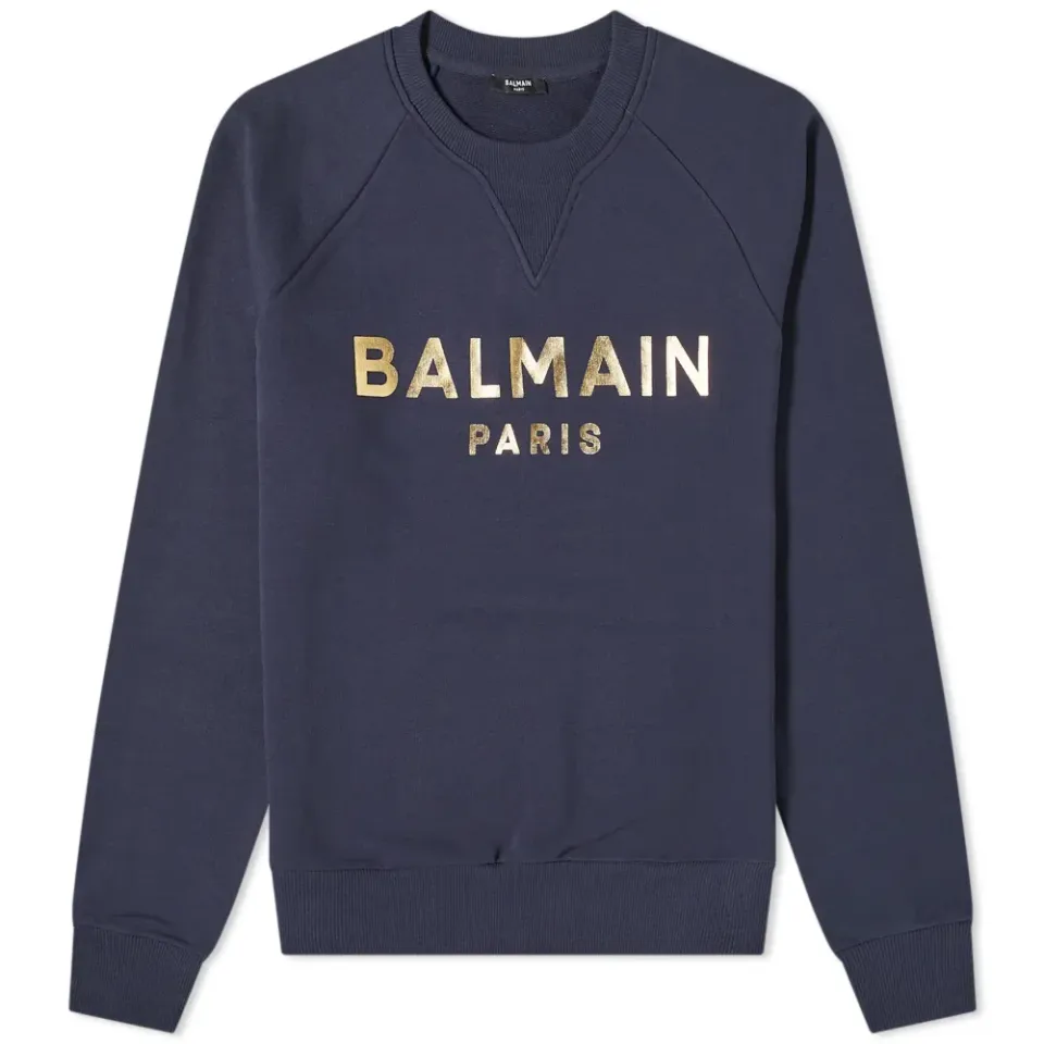 Paris Foil Logo Crew Sweat