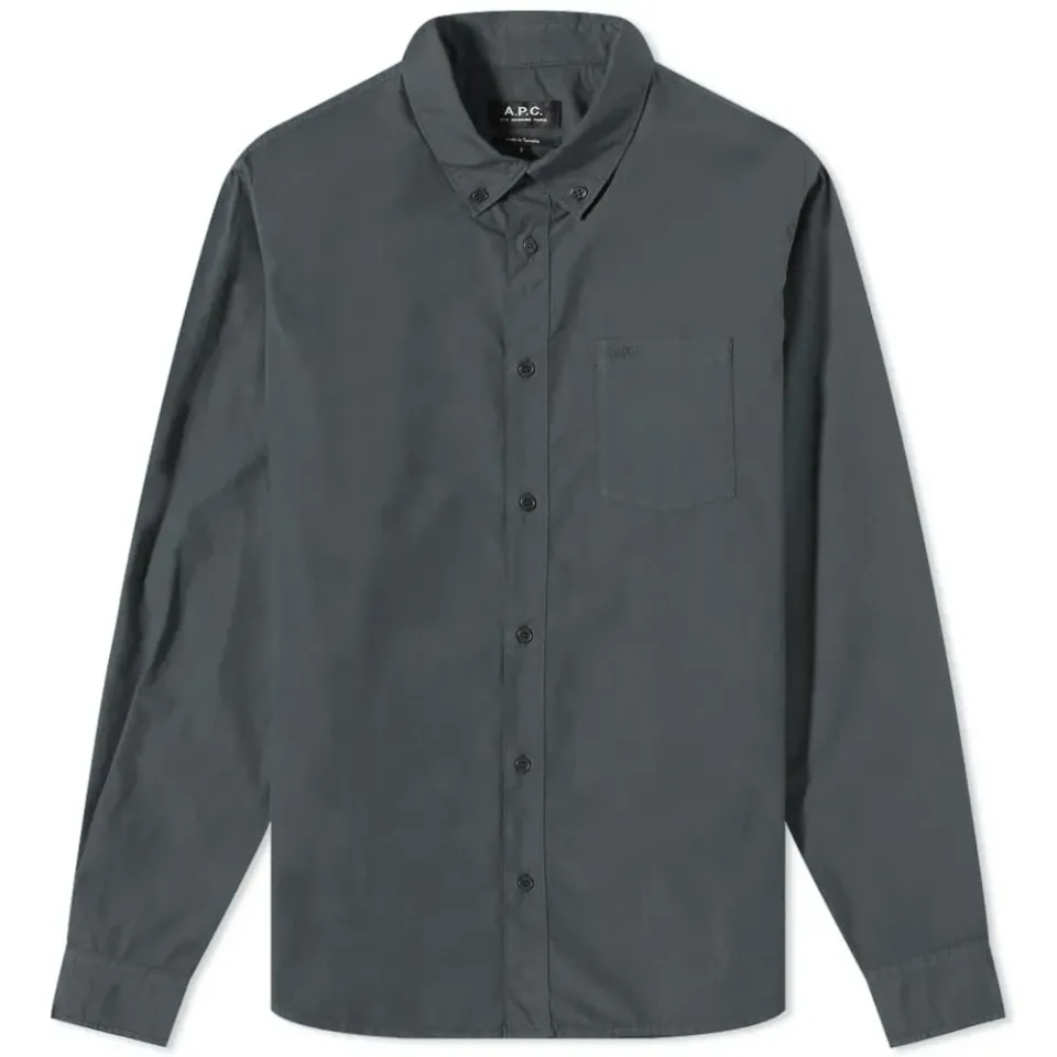 A.P.C. Edouard Button Down Logo Shirt