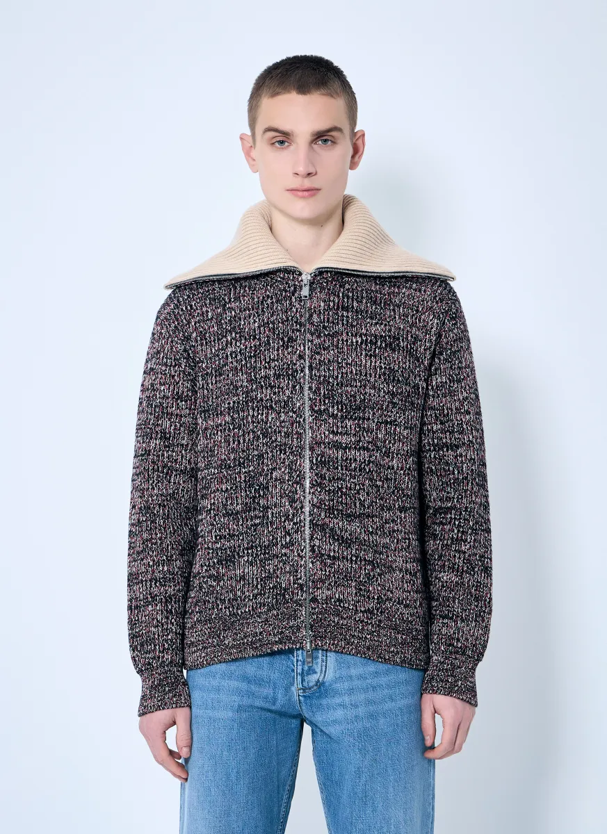 Cotton-And-Wool Cardigan