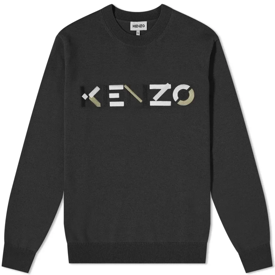 Embroidered Logo Crew Knit