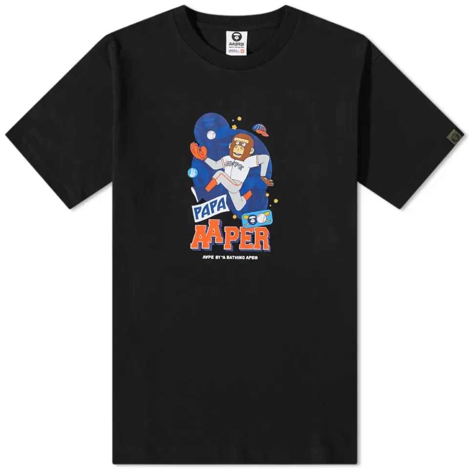 AAPE x Rob Flowers Papa T-Shirt