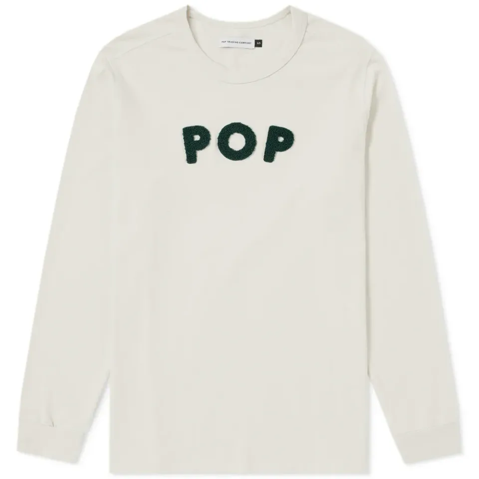 Long Sleeve Logo Applique Tee
