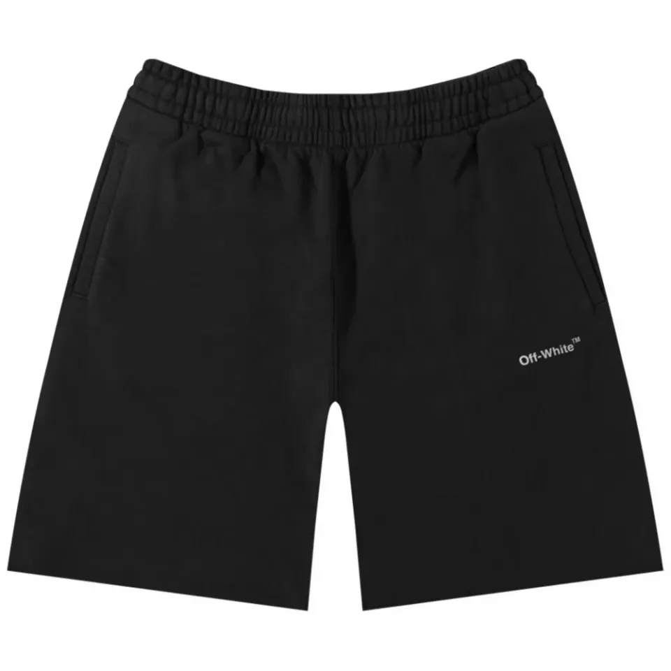 Diagonal Outline Sweat Shorts
