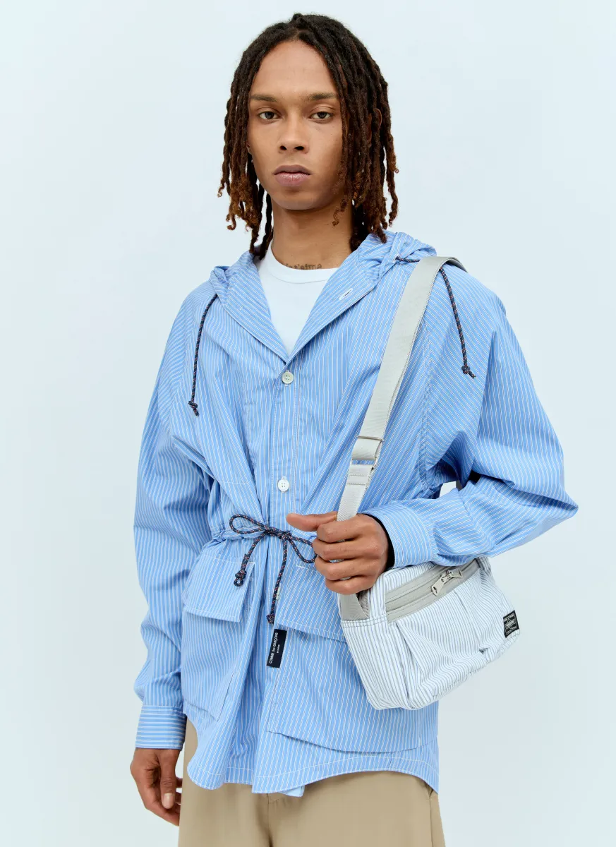 x Porter Striped Ripstop Crossbody Bag