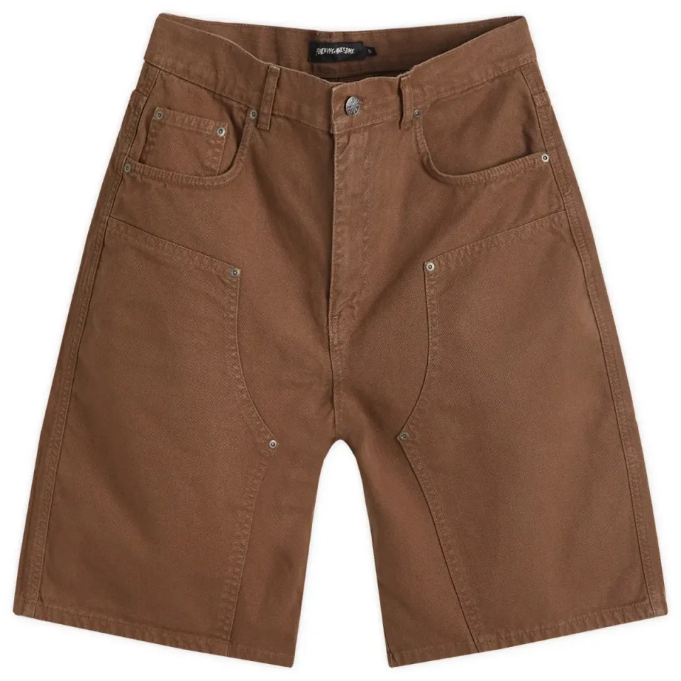 Canvas Double Knee Shorts