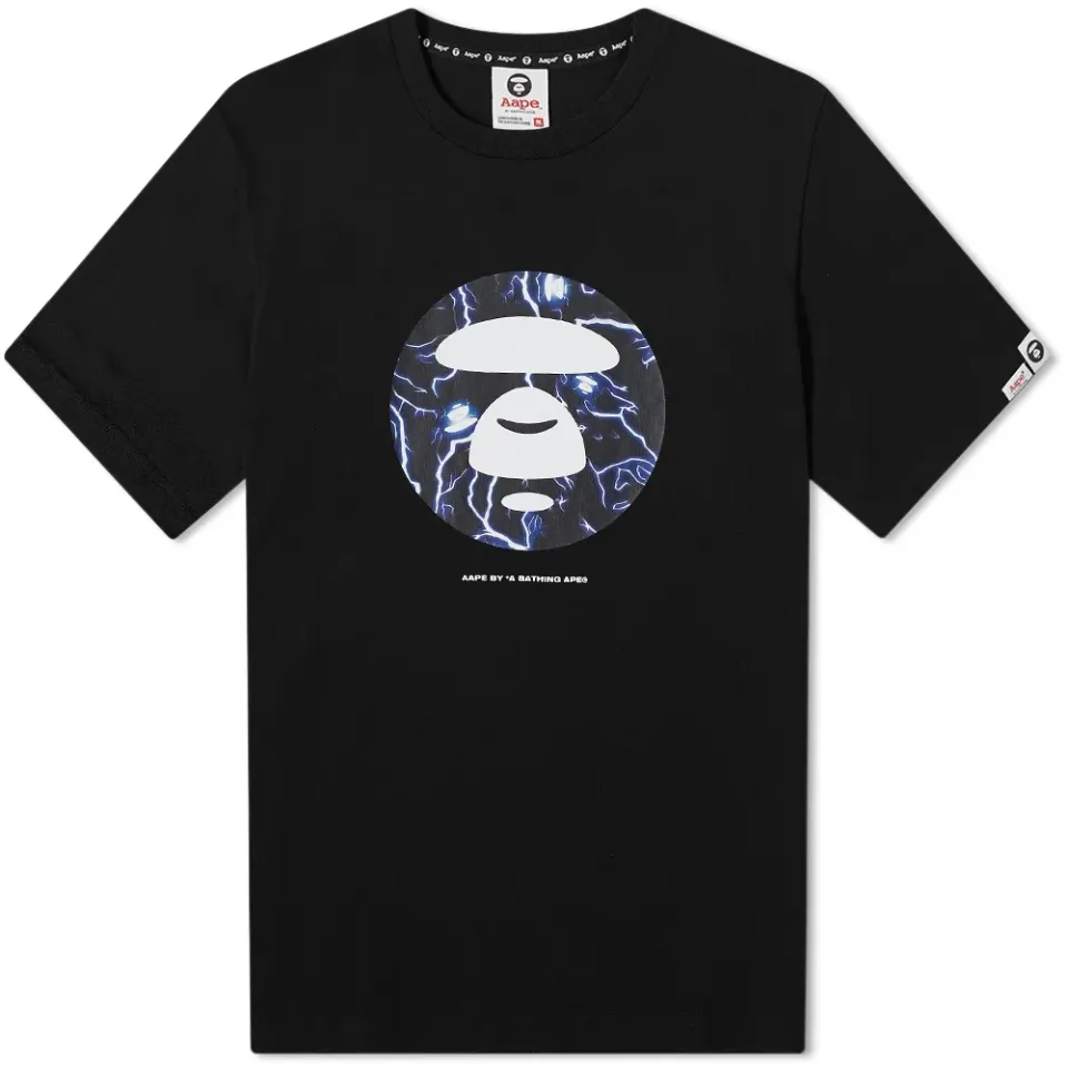 AAPE Lit Camo Moon Face Tee