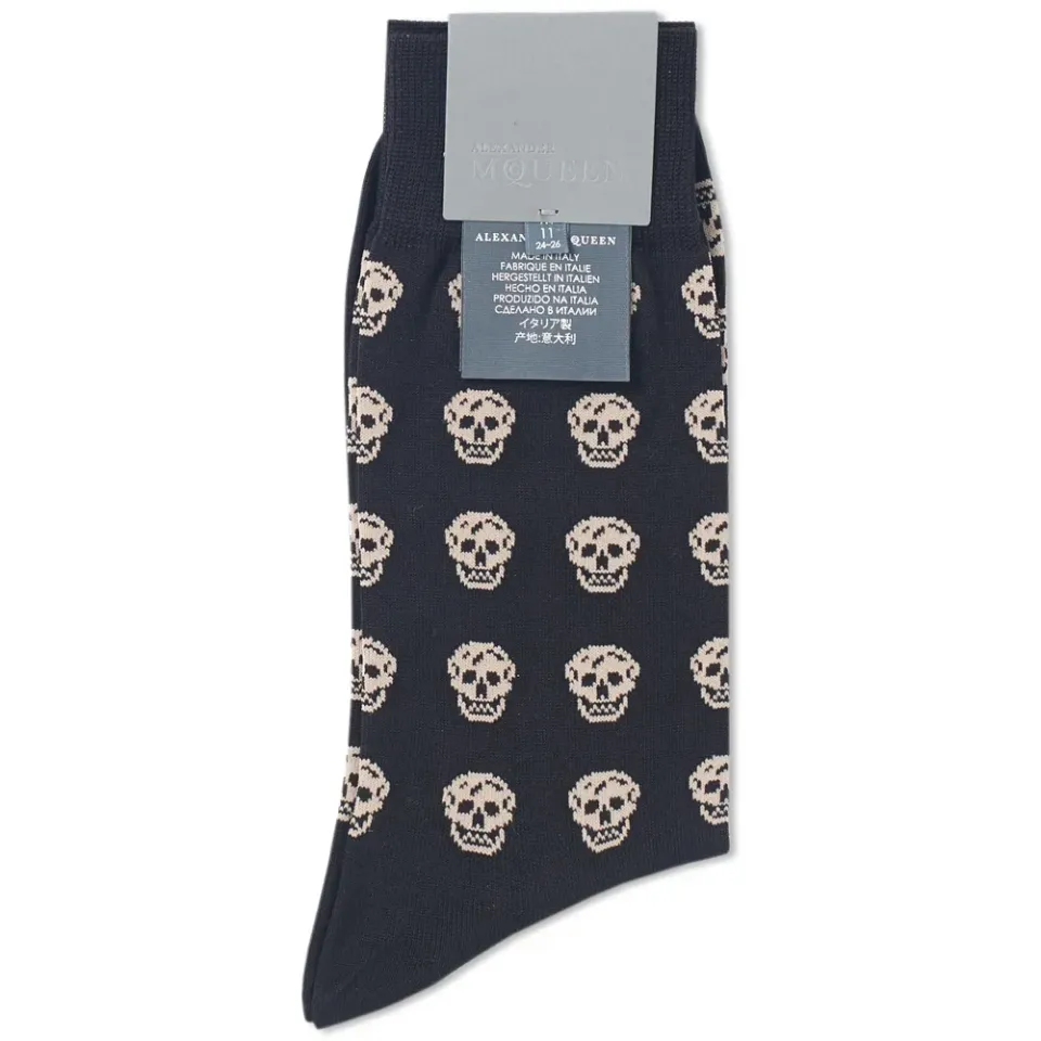All Over Print Skull Sock