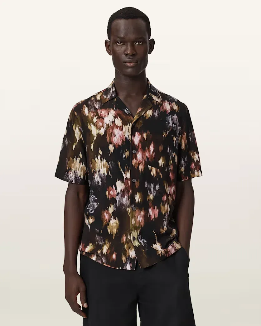 Wildflower Short Sleeve Floral Printed Shirt