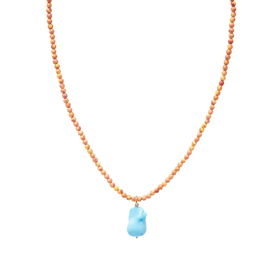 Beaded Pearl Necklace