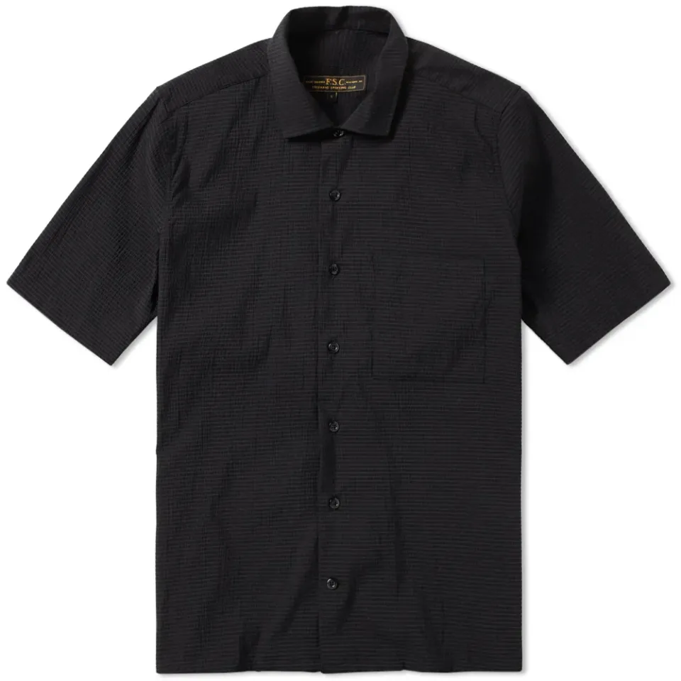 Short Sleeve Seersucker Shirt