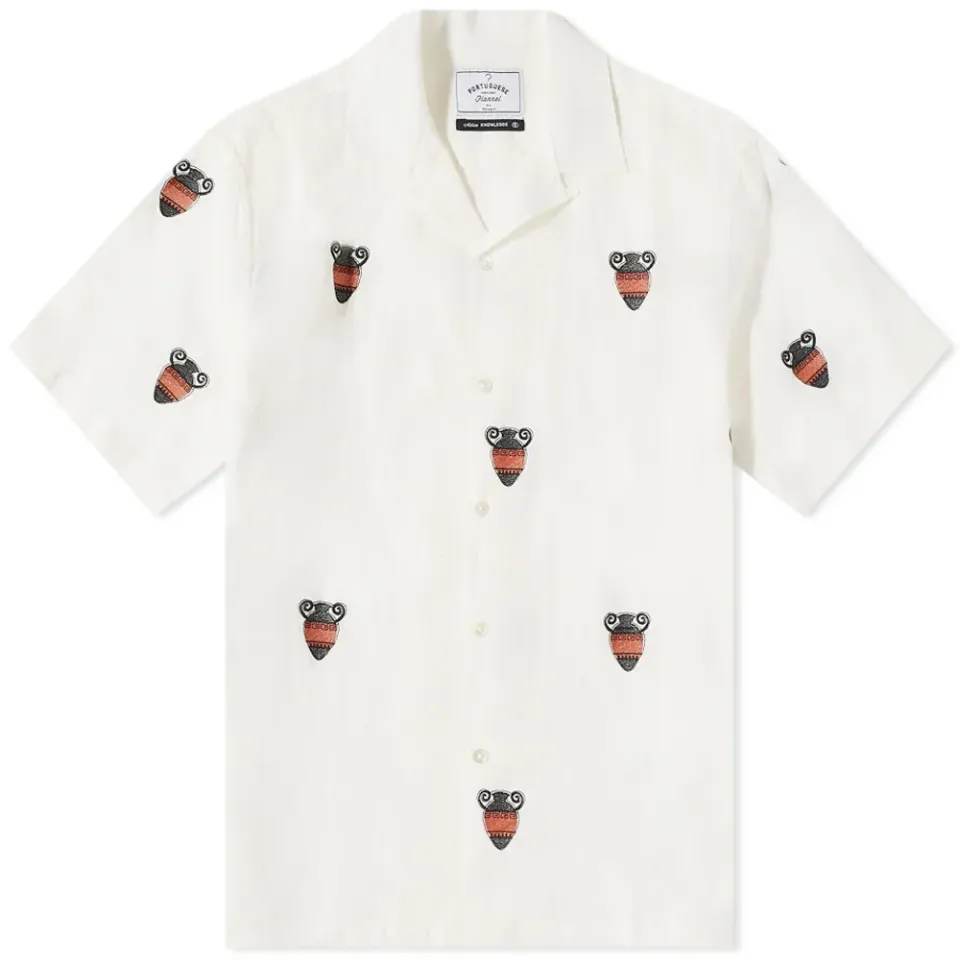 Vase Embroidered Vacation Shirt