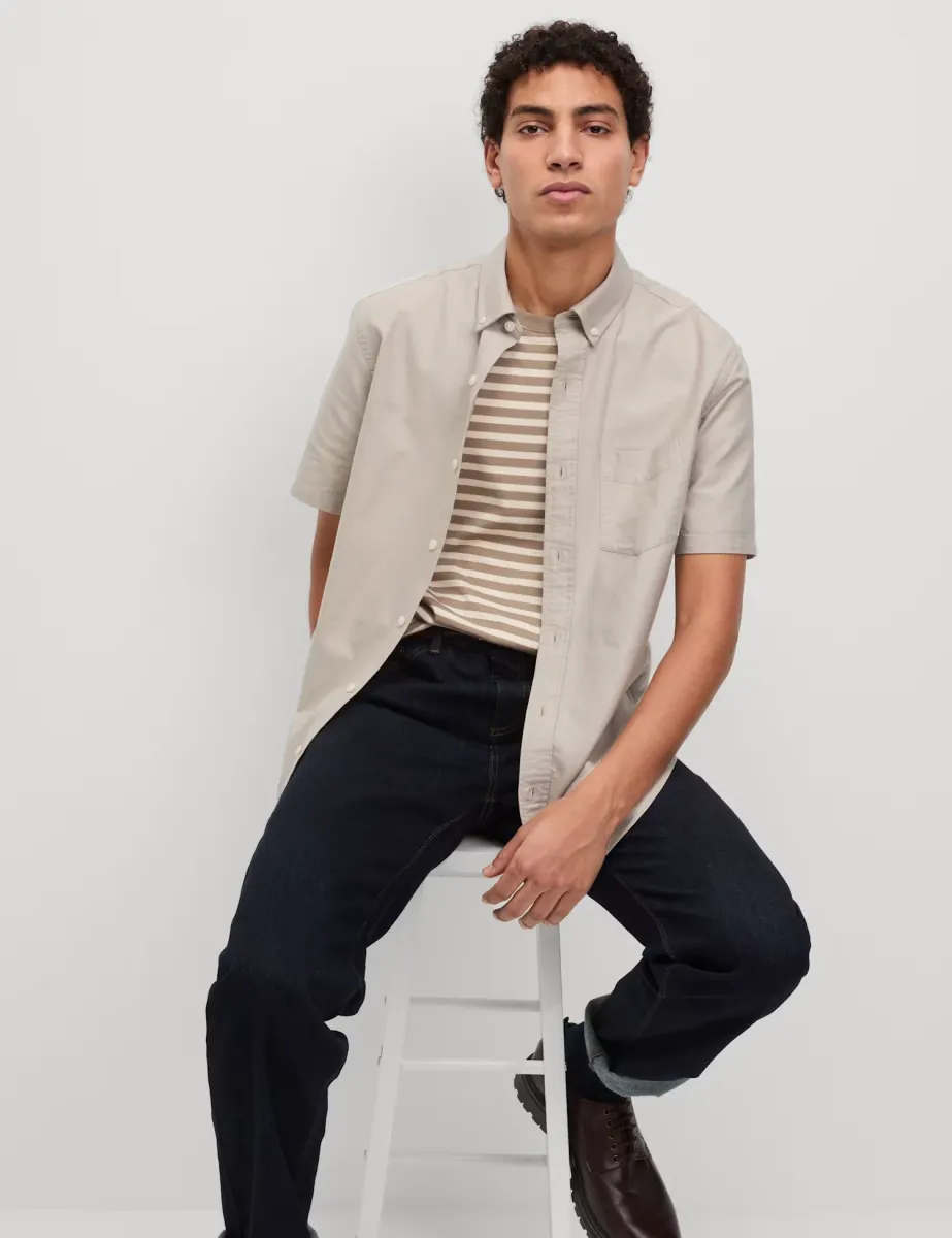 Ultimate Pure Cotton Oxford Shirt Neutral