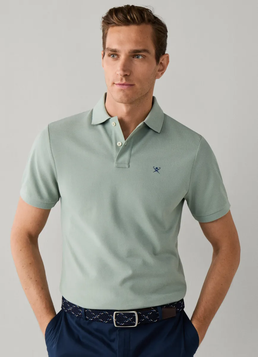 Slim Fit Short Sleeve Pique Polo