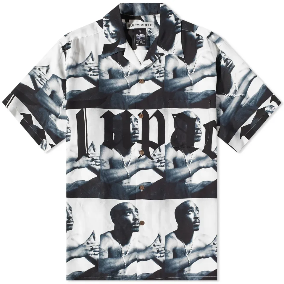 Tupac Short Sleeve Type 2 Hawaiian Shirt