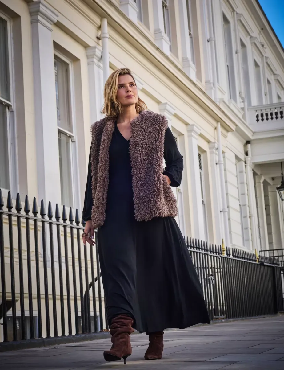 Faux Shearling Gilet