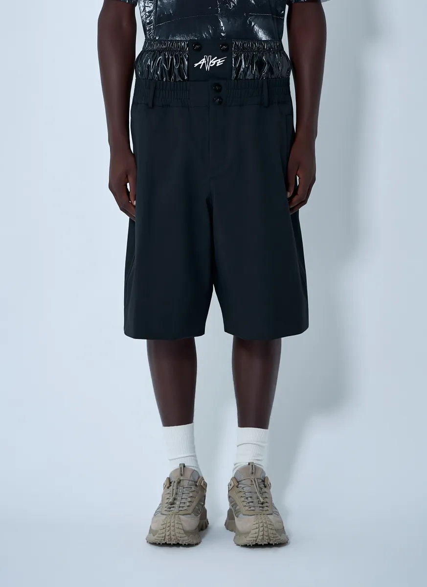 Contrast Waistband Shorts