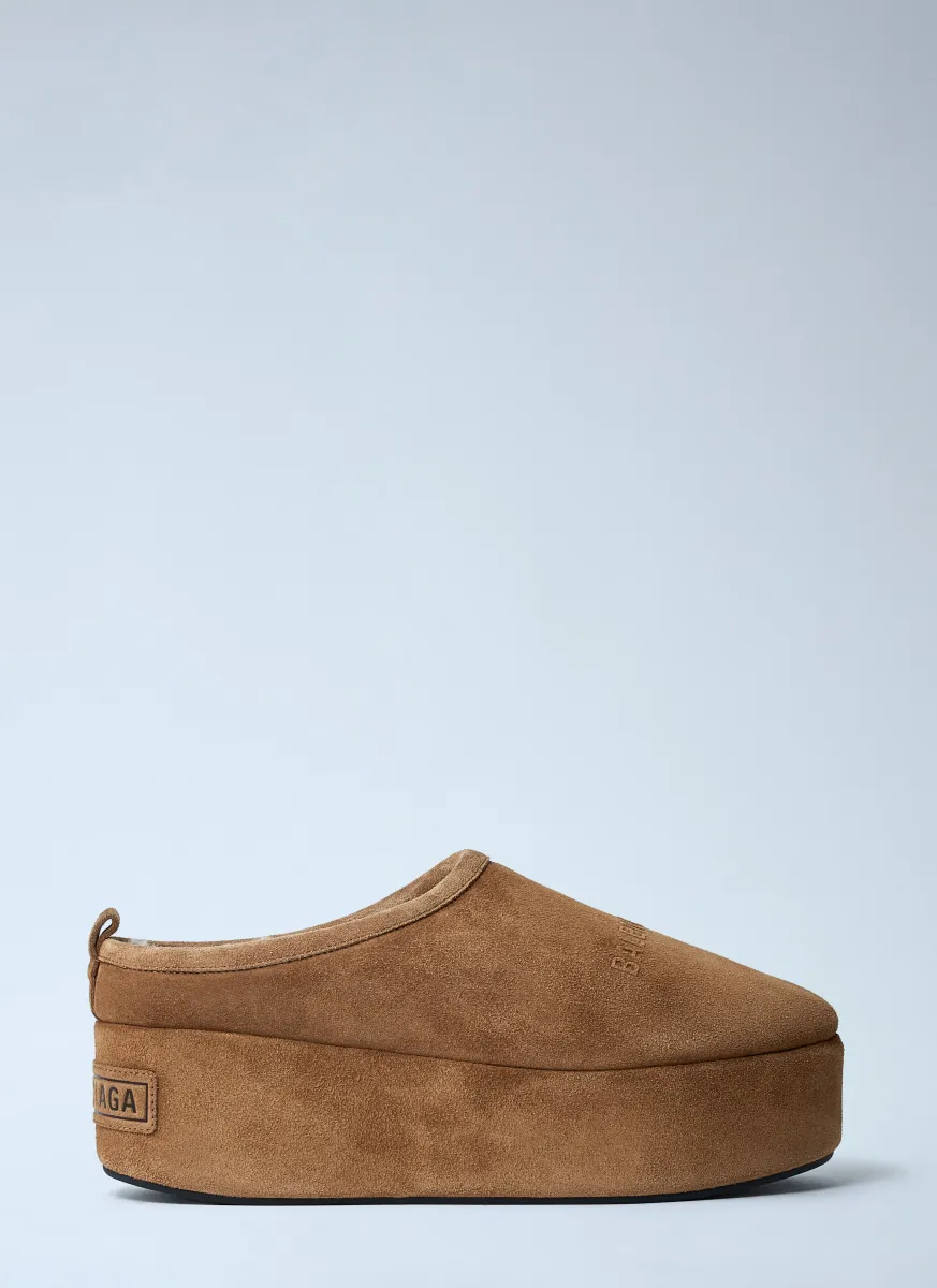 Suede Mules