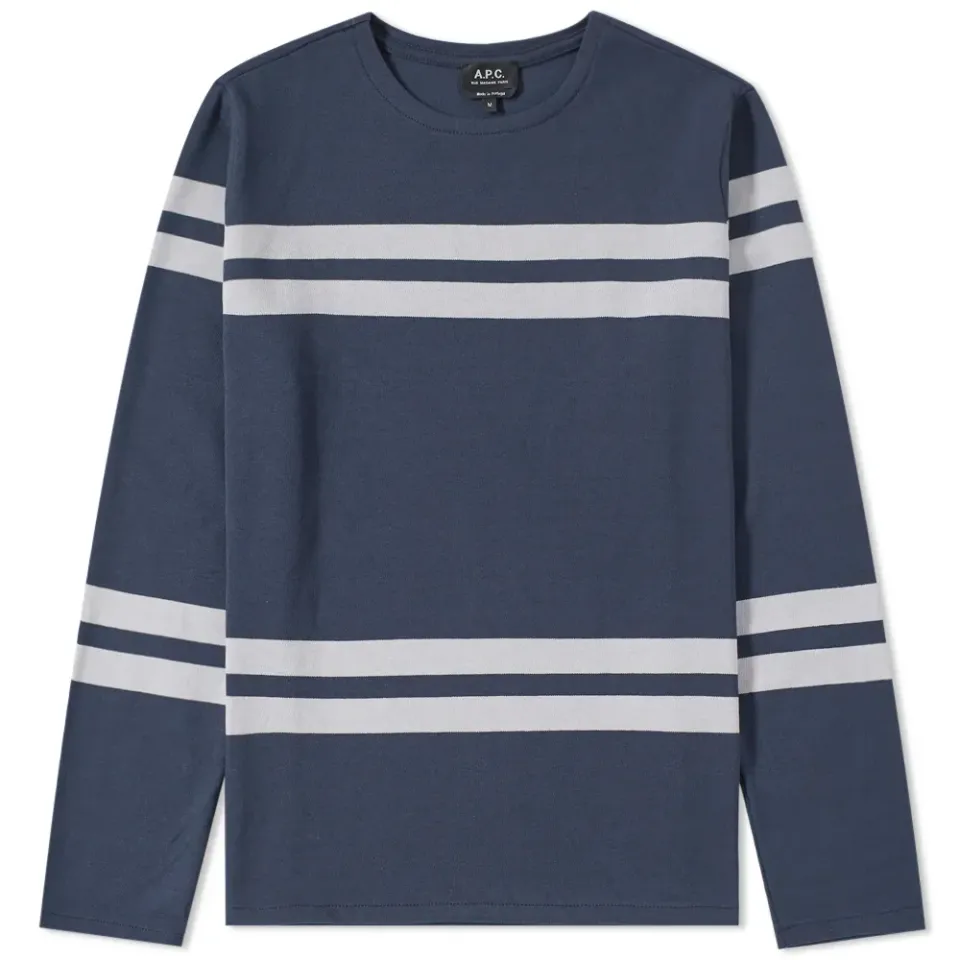 A.P.C. Long Sleeve Joey Stripe Tee