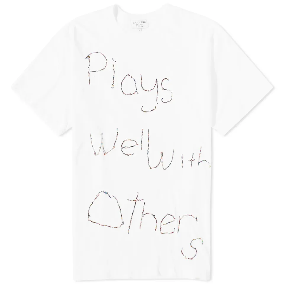 Solid Rhinestone T-Shirt
