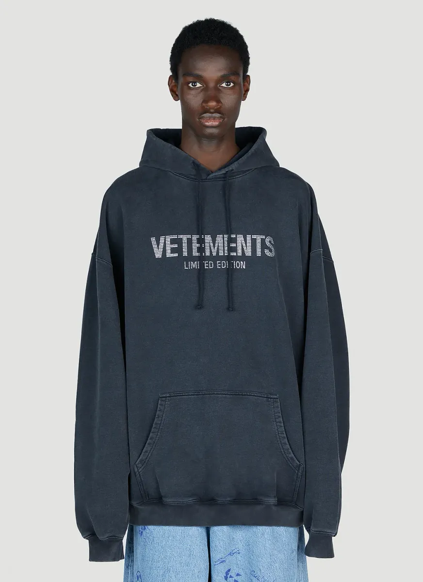 Limited Edition Crystal Logo Hooded Sweatshirt