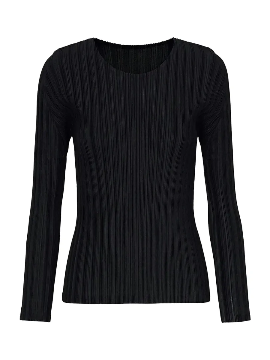 Pleats Please Top Black