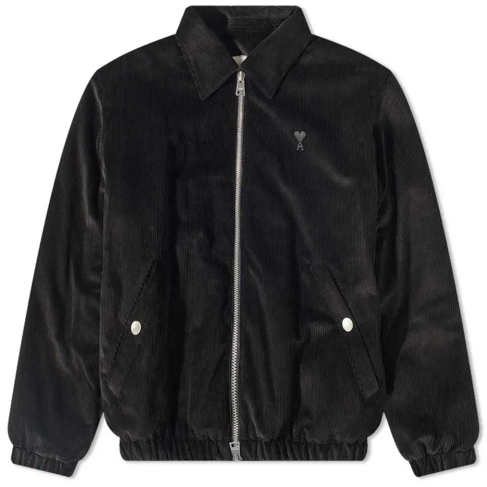 AMI Tonal Small A Heart Corduroy Jacket
