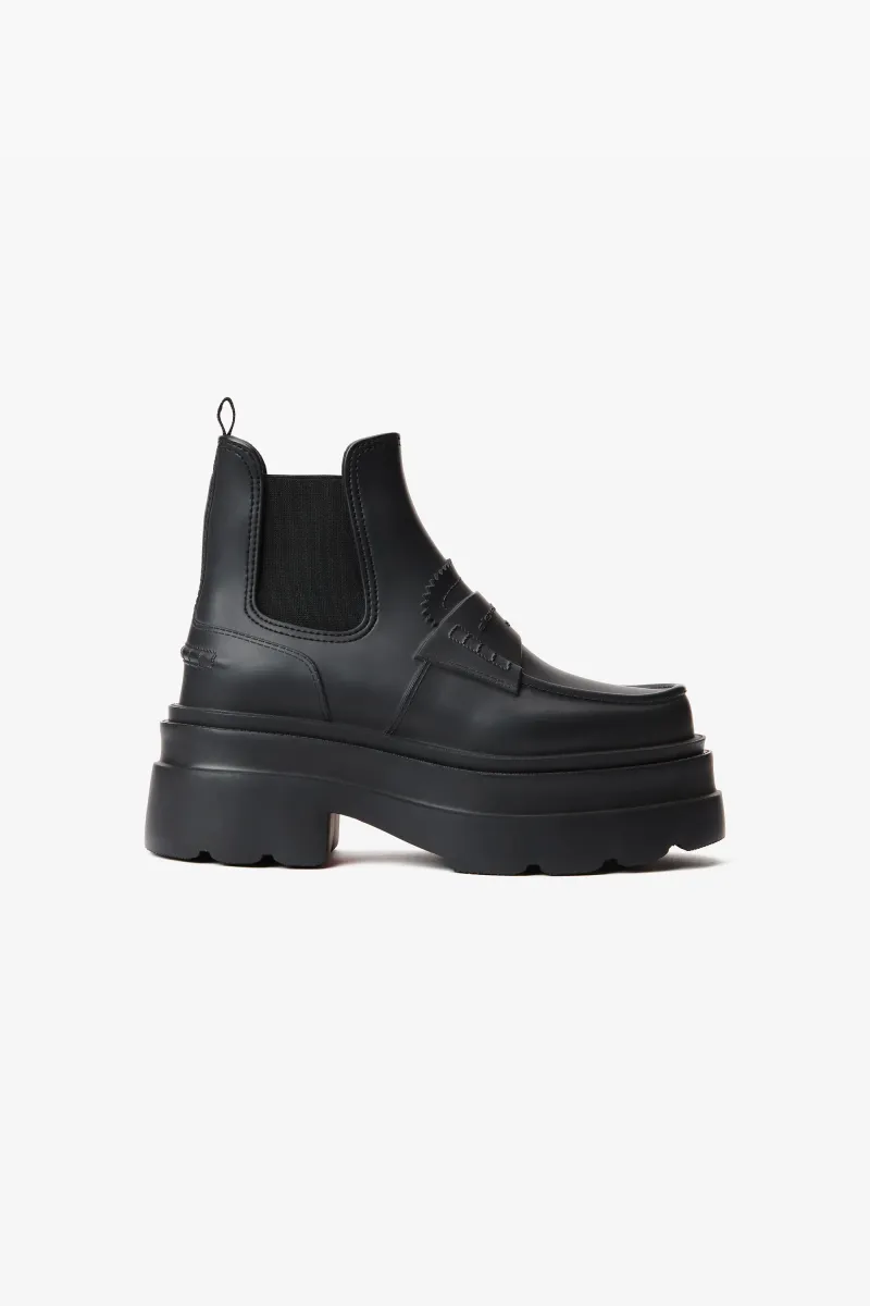 Carter 75mm Ankle Platform Boot in Rubber