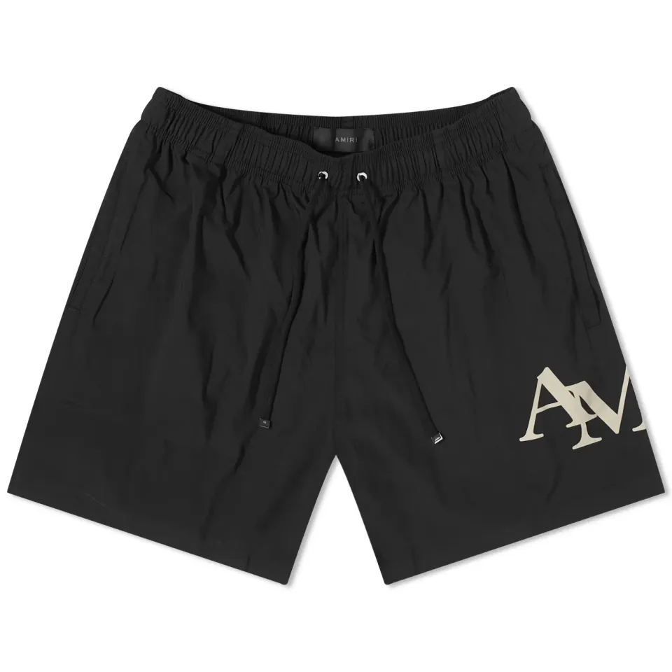 Staggered Swim Shorts