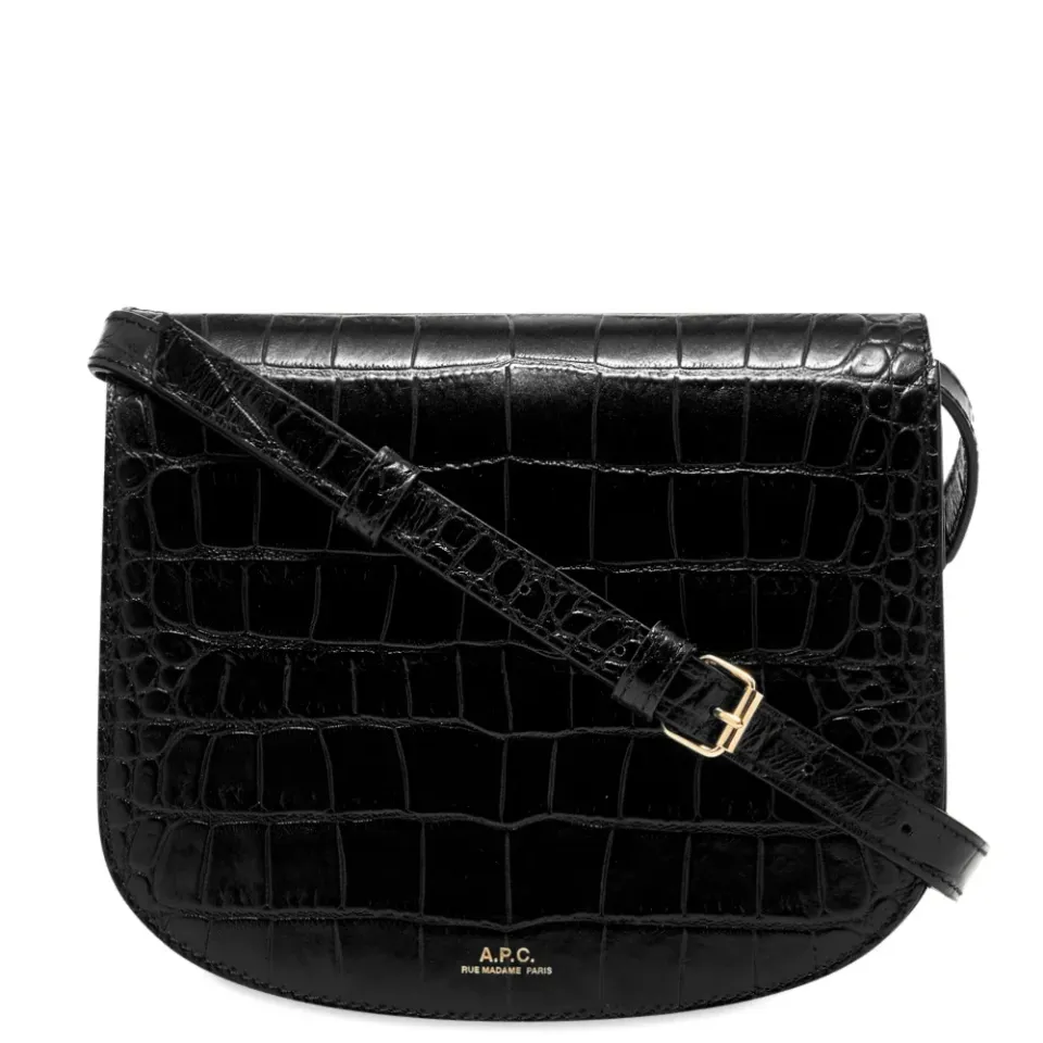 A.P.C. Dina Croc Cross Body Bag