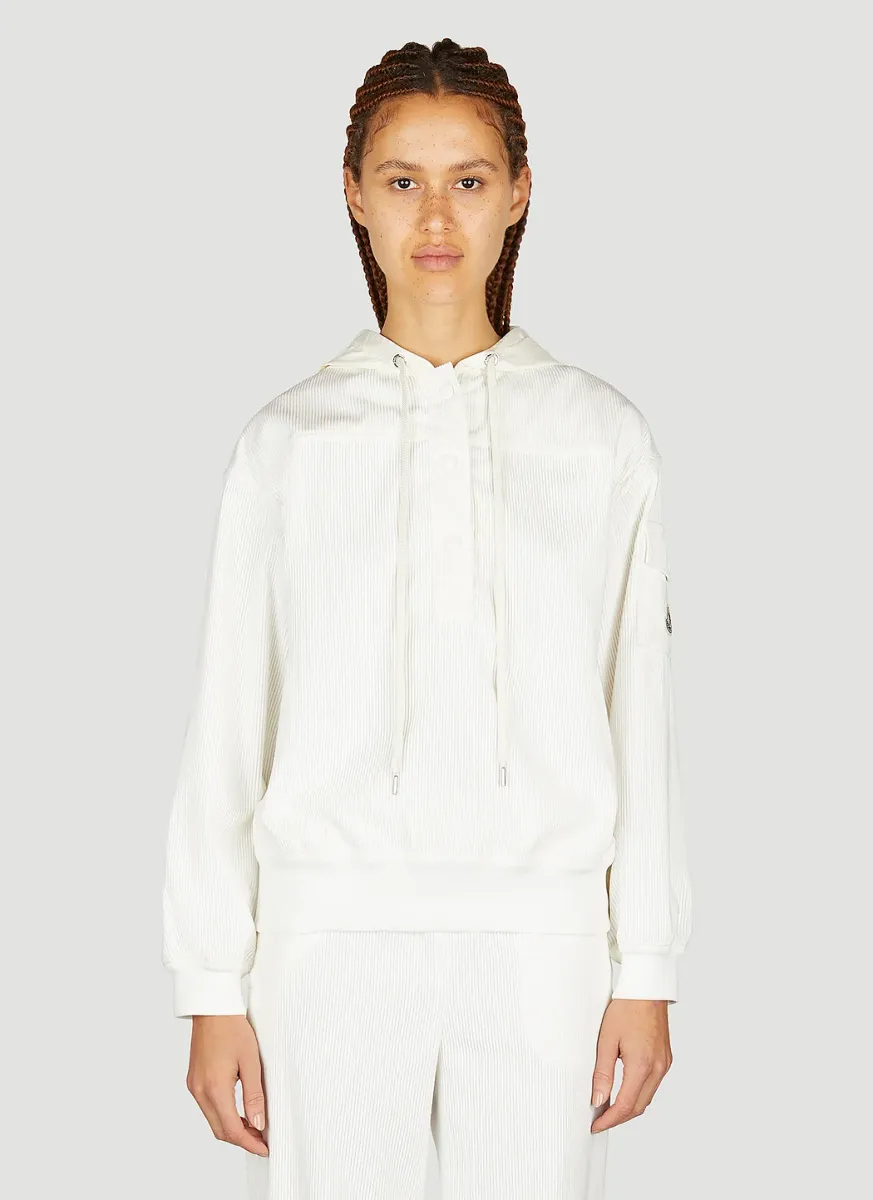 Corduroy Hooded Sweatshirt