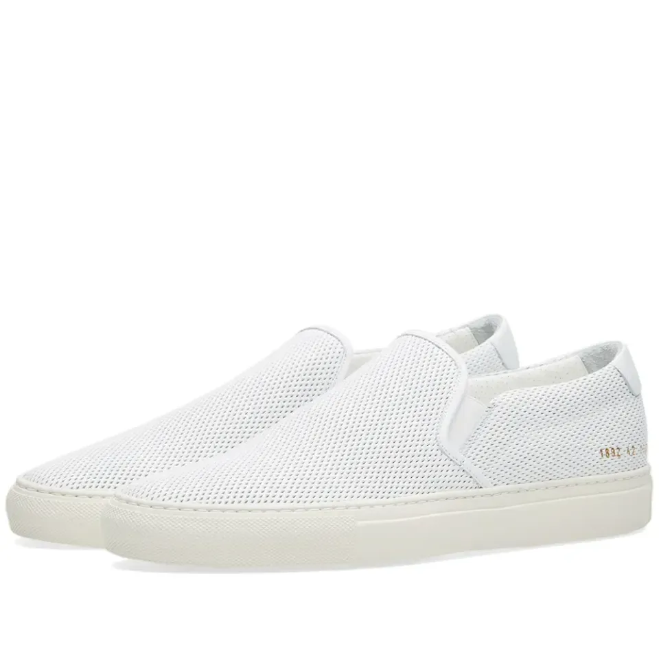 Slip On Leather Perforated