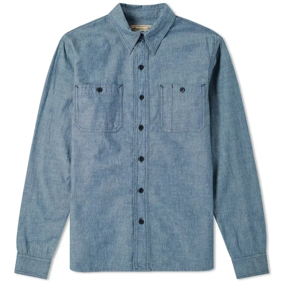 2 Pocket Chambray Work Shirt
