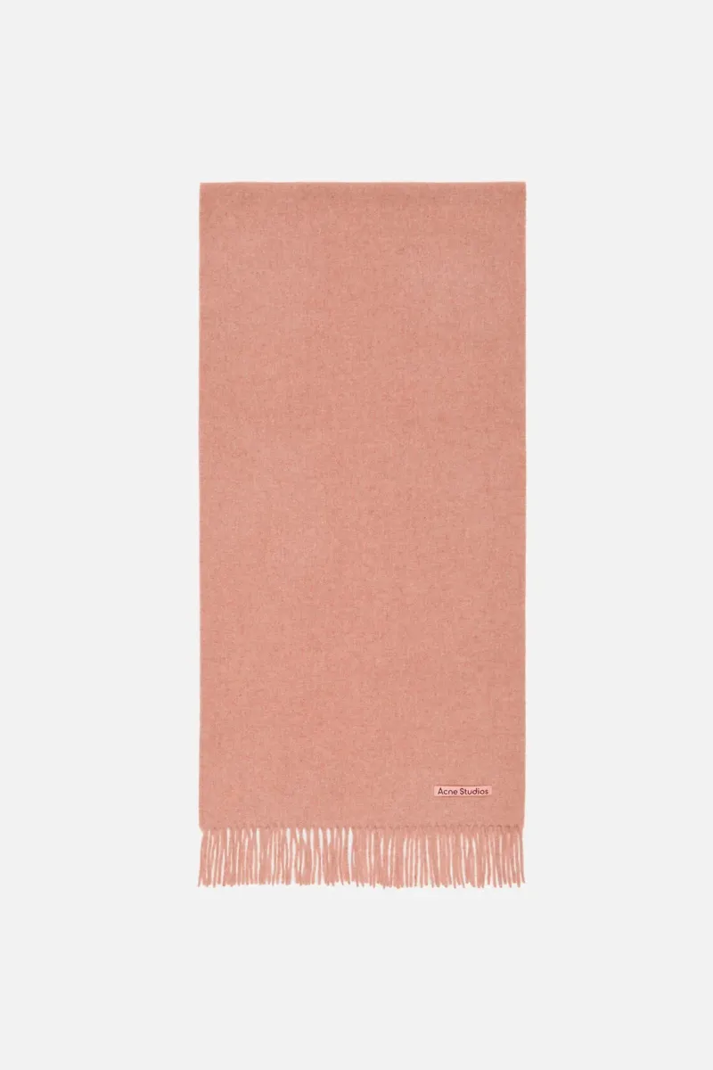 Fringe wool scarf – Narrow
