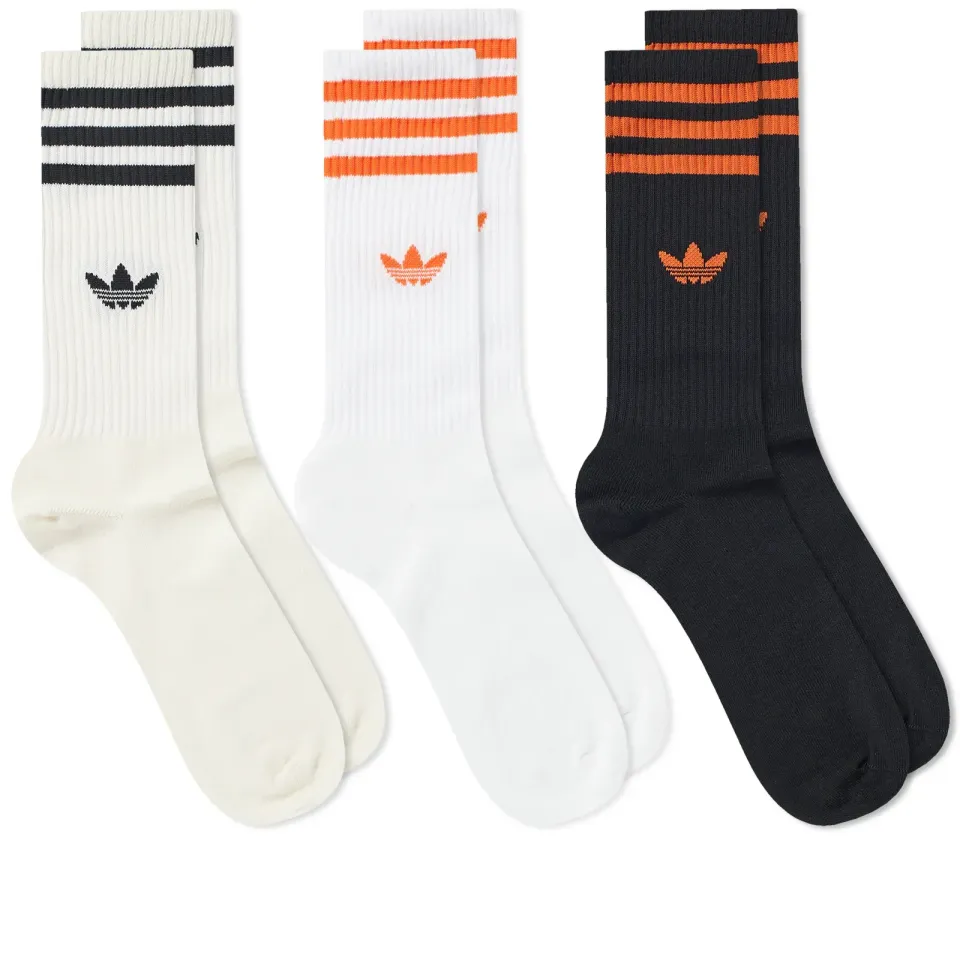 Solid Crew Sock