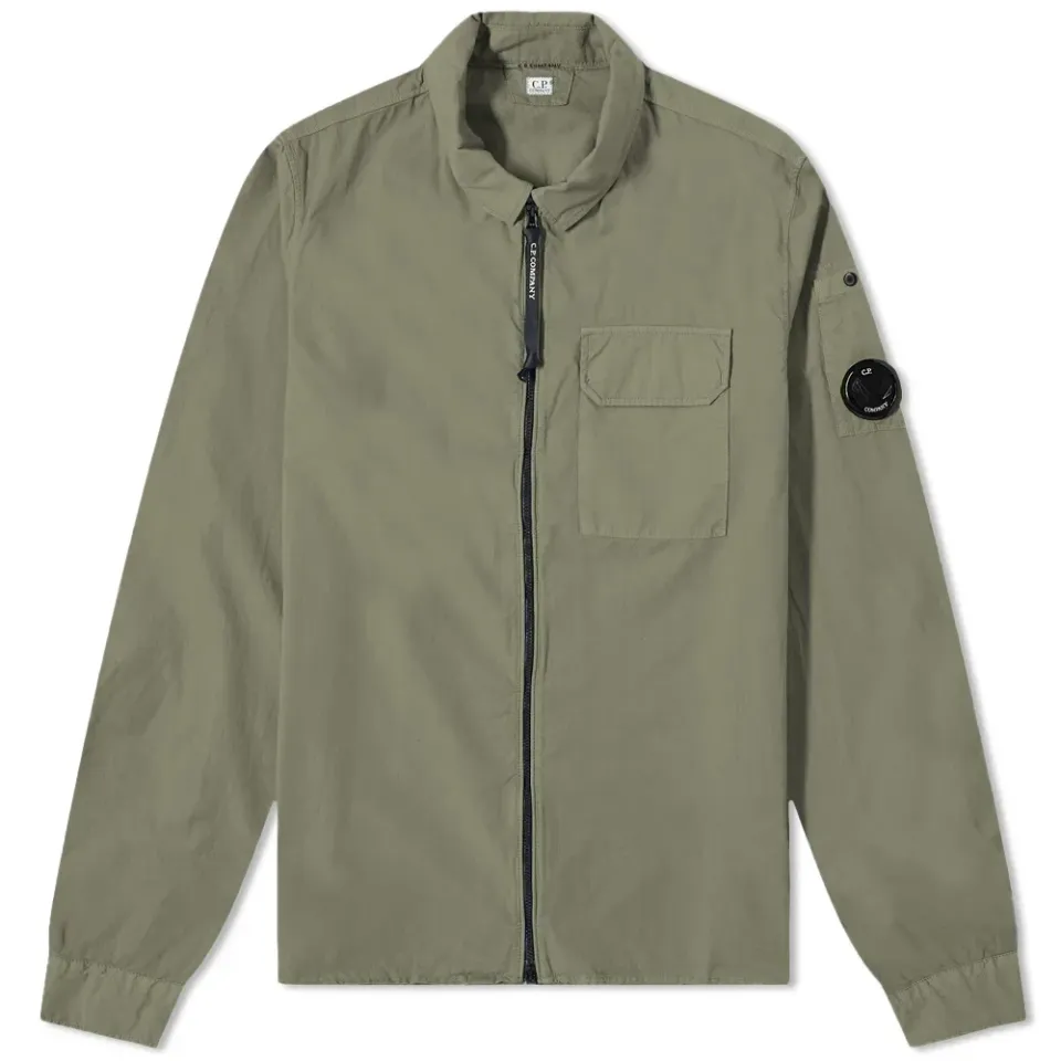 Arm Lens Zip Overshirt