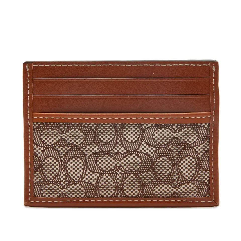 Mini Signature Jacquard Card Holder