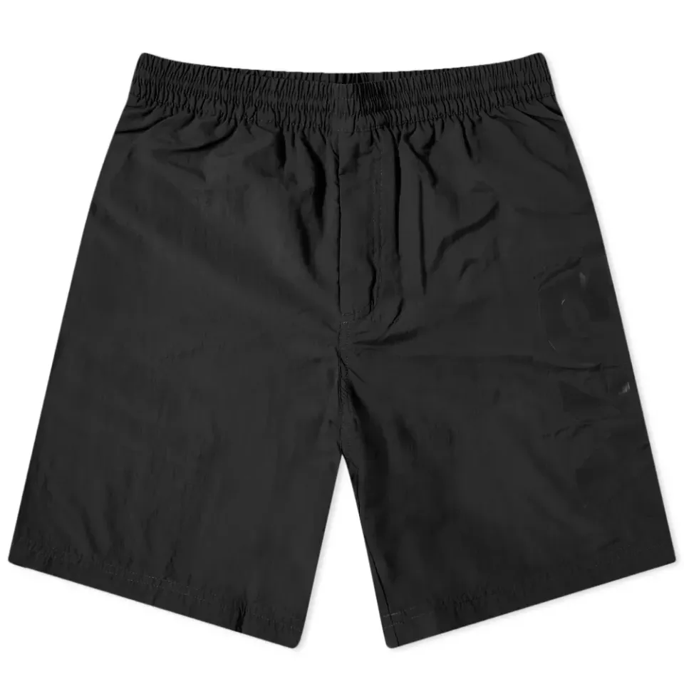 Large Logo Mid Length Swim Shorts