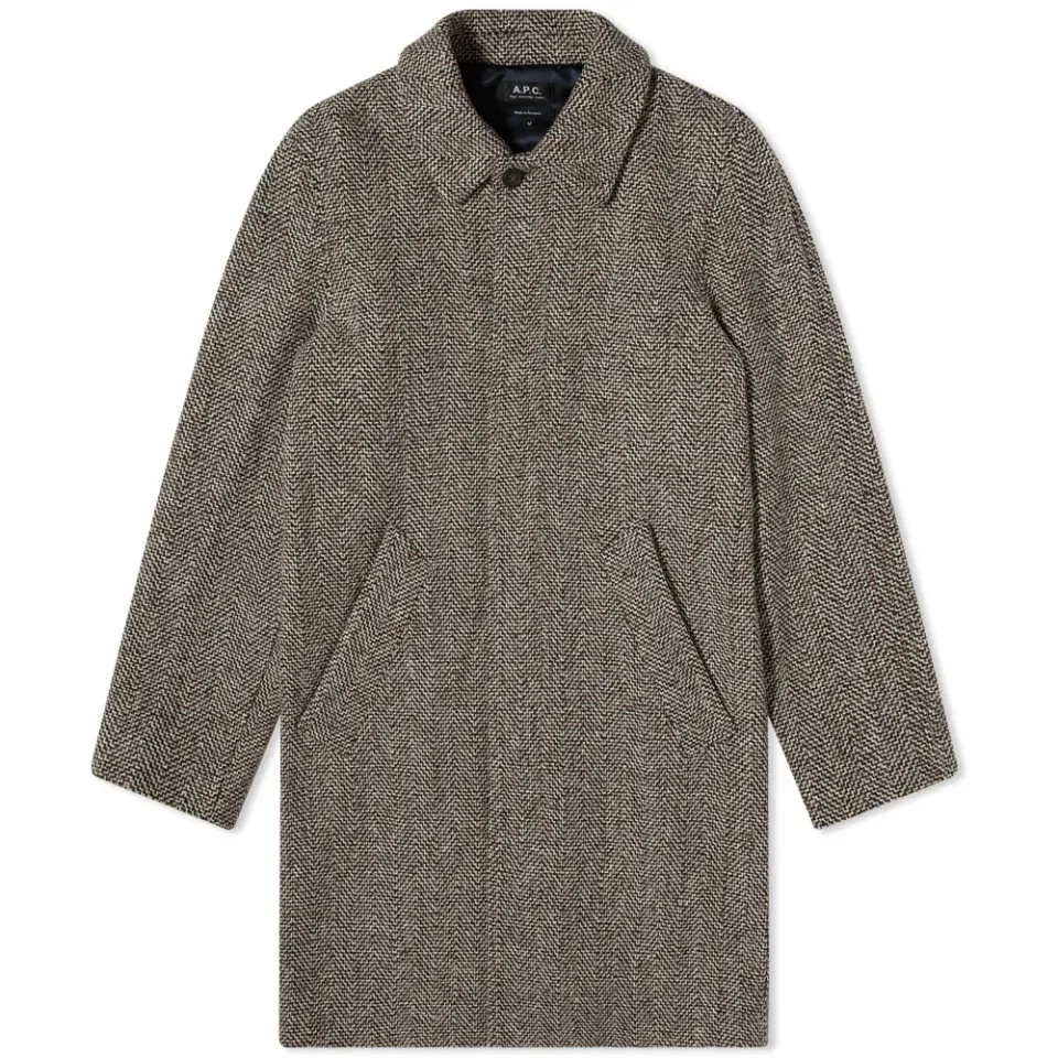 A.P.C. Ivan Tweed Car Coat