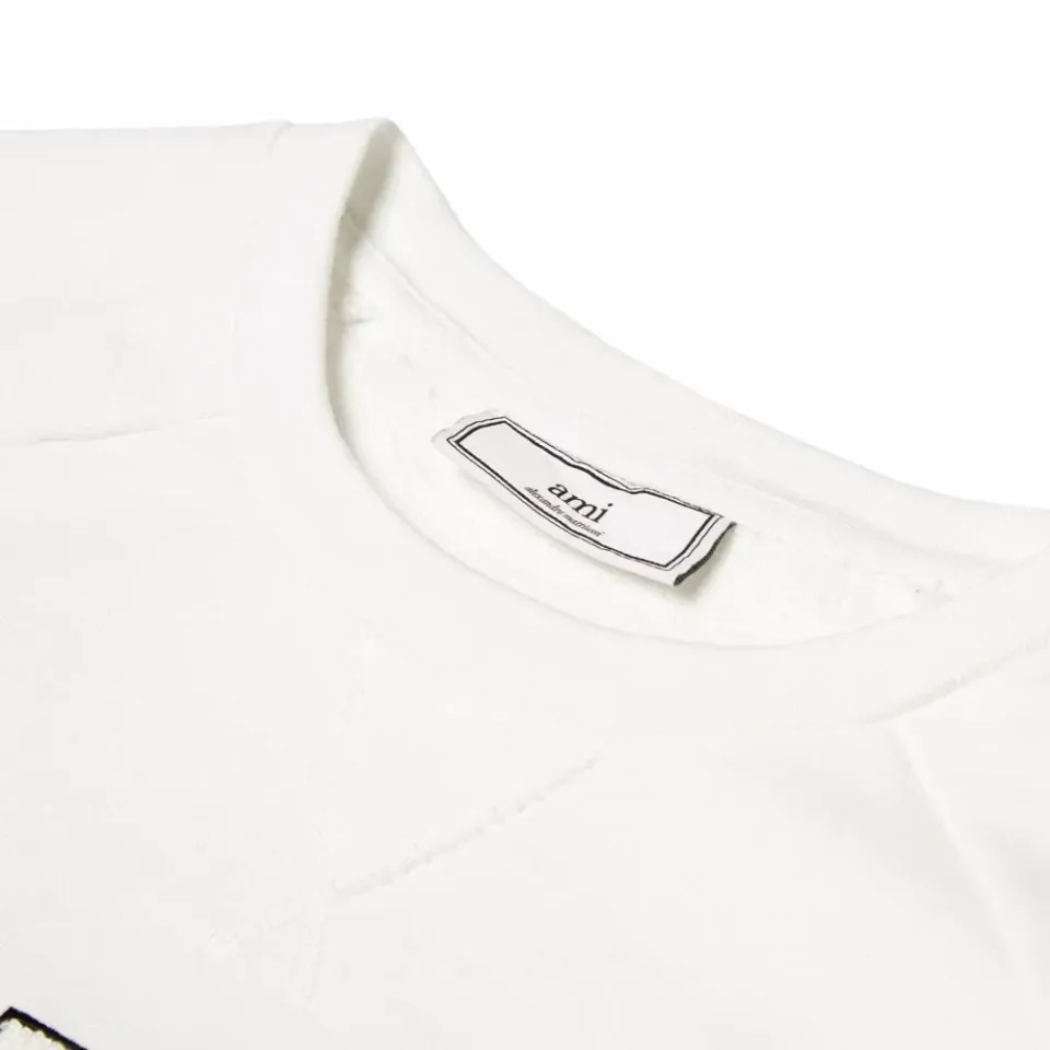 AMI Applique Logo Crew