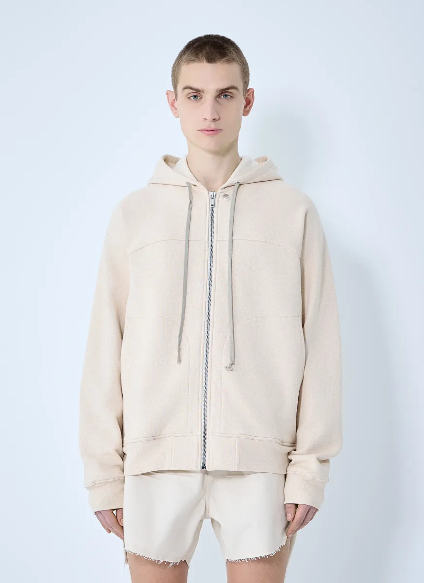 Zip-Up Hooded Sweatshirt